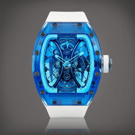 richard mille white and blue|Richard Mille blue sapphire.